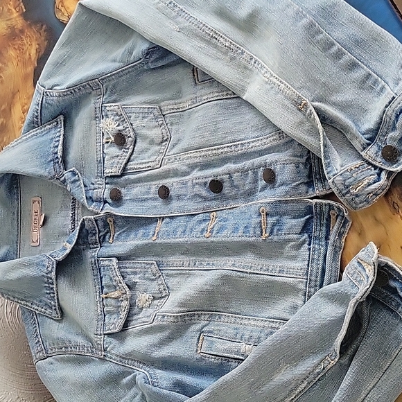 Distressed Denim Jacket - Picture 1 of 3